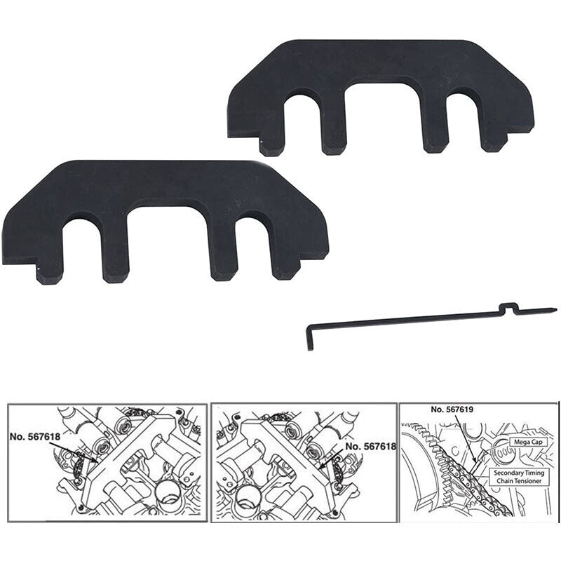 DURAFORCE For Ford 3.5L 3.7L 4V Camshaft Holding Tool Pro Timing Alignment Holder Tool US