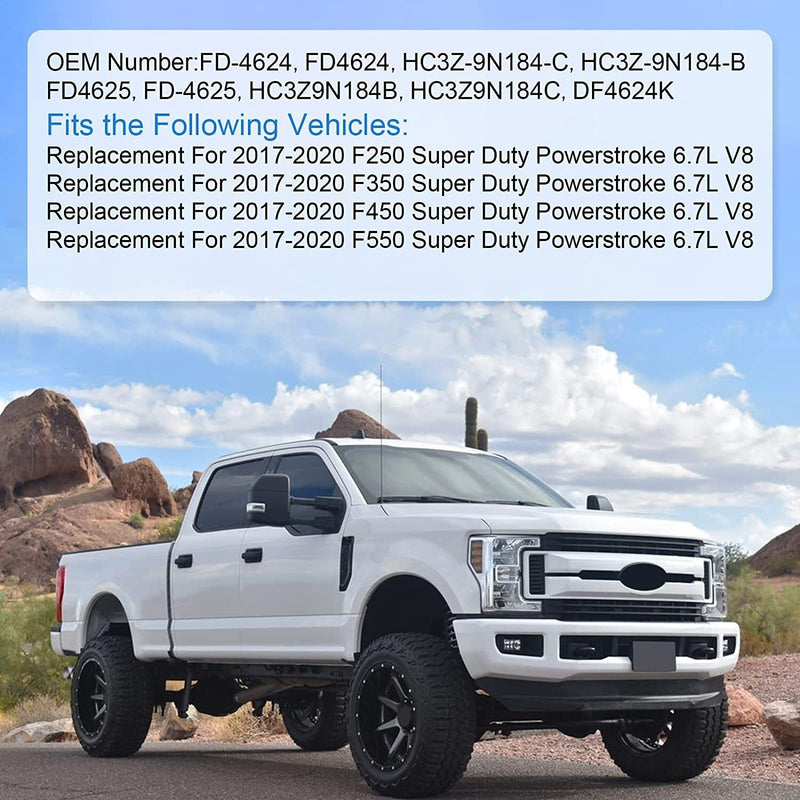 DURAFORCE 6XFD4625 For 2017-2022 6.7L Ford F250 F350 Diesel Fuel Filter Kit