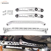 DURAFORCE Rear Lower Control Arm Subframe Brace Tie Bar for 92-95 Honda Civic EG 94-01 Ac