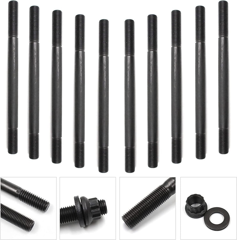 DURAFORCE Head Studs Stud 208-4303 Replacemen For Honda Acura GSR B18C B18C1 DOHC VTEC B18