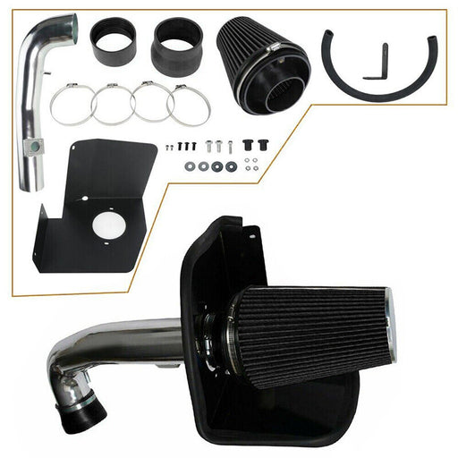 DURAFORCE Cold Air Intake Kit+Heat Shield Fit for 2009-13 Chevy/GMC 1500 V8 4.8L/5.3L/6.0L
