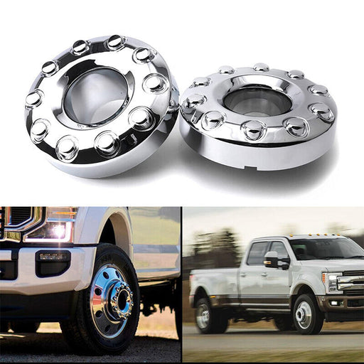 DURAFORCE Wheel Center Hub Caps Dually 10 Lug For 05-17 Ford F450 F550 Super Duty 1 PAIR