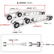 DURAFORCE For 92-95 Honda Civic 94-01 Acura Integra Rear Lower Control Arms Subframe Brace