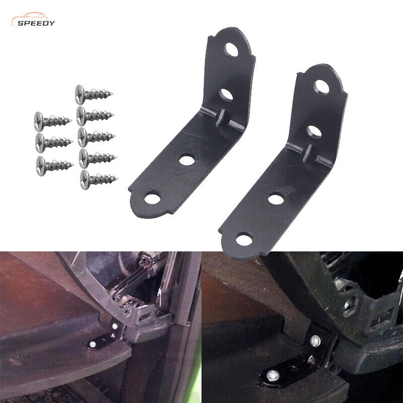 DURAFORCE Fit For Audi A4 S4 RS4 B6 B7 8E Glove Box Repair Kit 2001-2008 2 pc Black