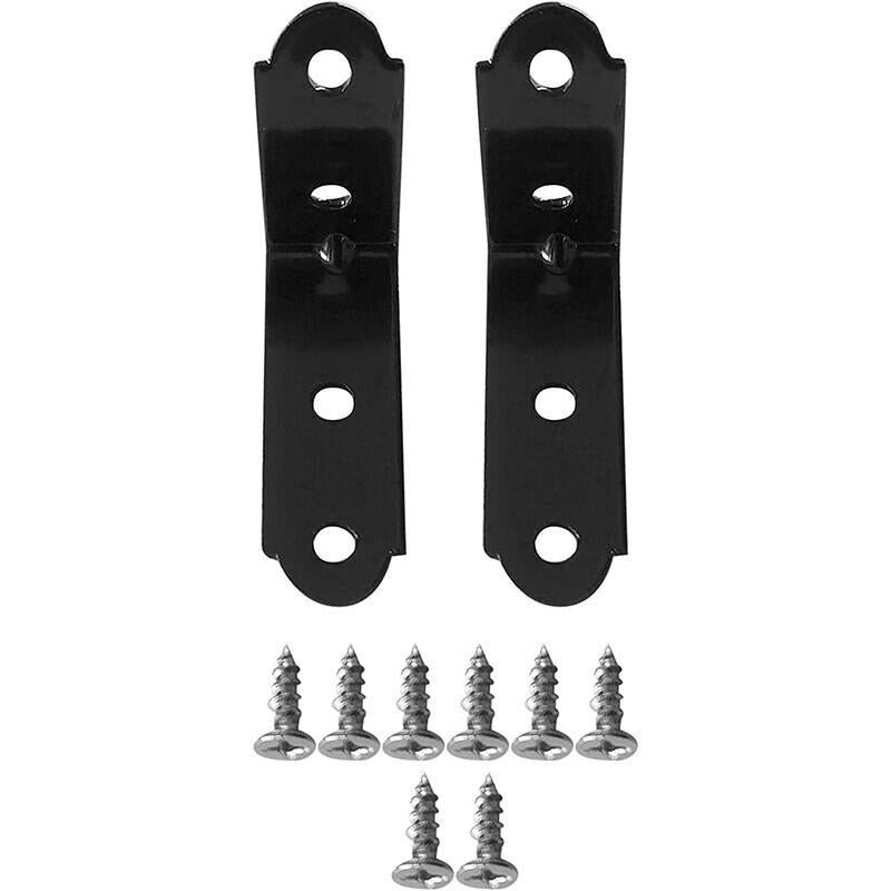 DURAFORCE Fit For Audi A4 S4 RS4 B6 B7 8E Glove Box Repair Kit 2001-2008 2 pc Black