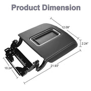 DURAFORCE For 2015-2019 Chevrolet Suburban SILVERADO CENTER CONSOLE Armrest Lid Black