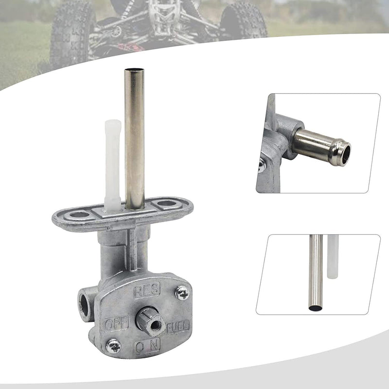 DURAFORCE Fuel Valve Petcock & Lever Screw For Yamaha Grizzly Bruin YFM350, Grizzly YFM660