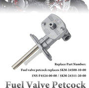 DURAFORCE Fuel Valve Petcock & Lever Screw For Yamaha Grizzly Bruin YFM350, Grizzly YFM660