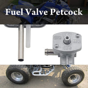 DURAFORCE Fuel Valve Petcock & Lever Screw For Yamaha Grizzly Bruin YFM350, Grizzly YFM660