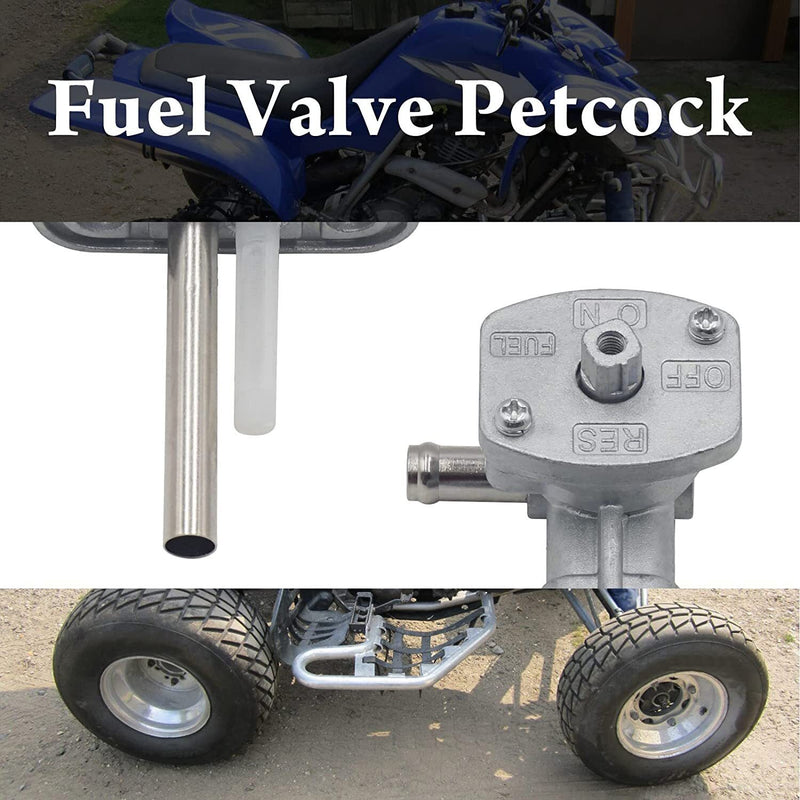 DURAFORCE Fuel Valve Petcock & Lever Screw For Yamaha Grizzly Bruin YFM350, Grizzly YFM660
