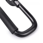 DURAFORCE A Pair Front Grab Handles w/Black Rubber Grips Fit For Jeep Wrangler TJ 97-06