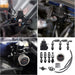 DURAFORCE Universal Fuel Pressure Regulator Kit 100psi Guage AN6 Fuel Line Hose Fittings