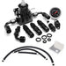 DURAFORCE Universal Fuel Pressure Regulator Kit 100psi Guage AN6 Fuel Line Hose Fittings
