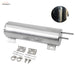 DURAFORCE 3"x10" Polished Stainless Steel Radiator Coolant Overflow Catch Puke Tank 32OZ