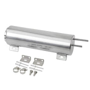 DURAFORCE 3"x10" Polished Stainless Steel Radiator Coolant Overflow Catch Puke Tank 32OZ