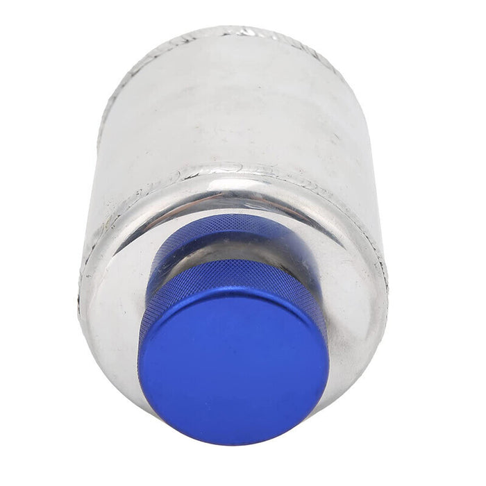 DURAFORCE Universal Aluminum Racing Power Steering Fluid Reservoir Tank Clamps Kit Sliver