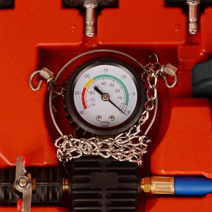 DURAFORCE 28pcs Radiator Pressure Tester Coolant Purge Refill Vacuum Cooling System Kit