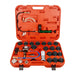 DURAFORCE 28pcs Radiator Pressure Tester Coolant Purge Refill Vacuum Cooling System Kit