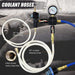 DURAFORCE 28pcs Radiator Pressure Tester Coolant Purge Refill Vacuum Cooling System Kit