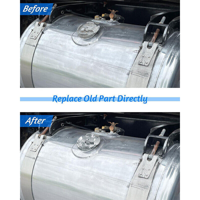 DURAFORCE 2X 600212 Locking Lever Fuel Cap 4" Fit For Peterbilt 11-04859-100 11-04859-200