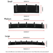 DURAFORCE Universal Carbon Look Rear Lower Bumper Diffuser Fin Spoiler Lip Wing Splitter