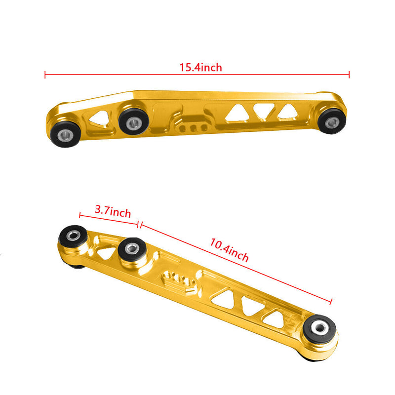 DURAFORCE Rear Lower Control Arm Subframe Brace Tie Bar for 92-95 Honda Civic EG 88-95 GD