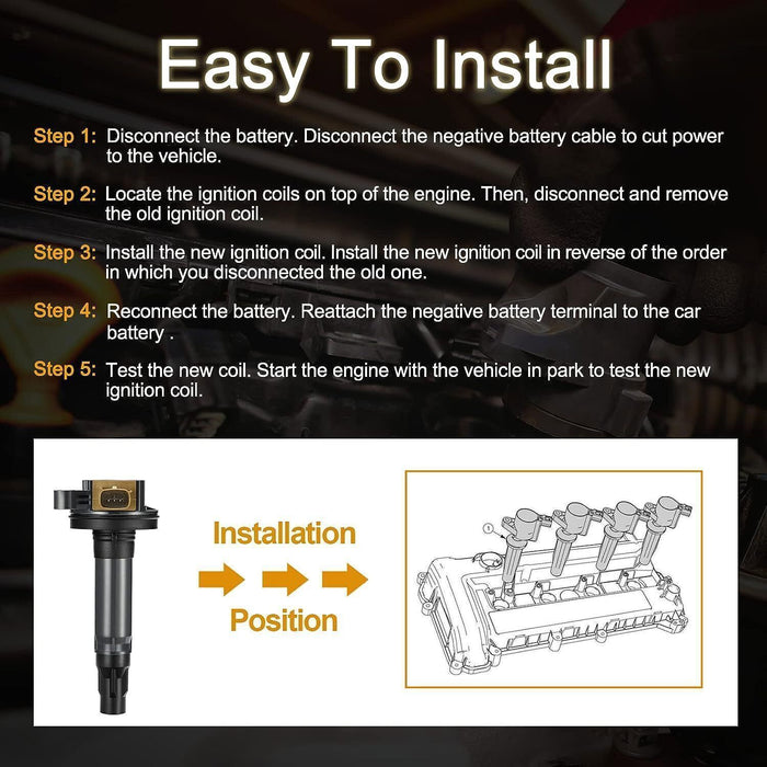 DURAFORCE 6PCS Ignition Coil UF646 iridium Spark Plug For Ford F-150 Transit Ecoboost 3.5L