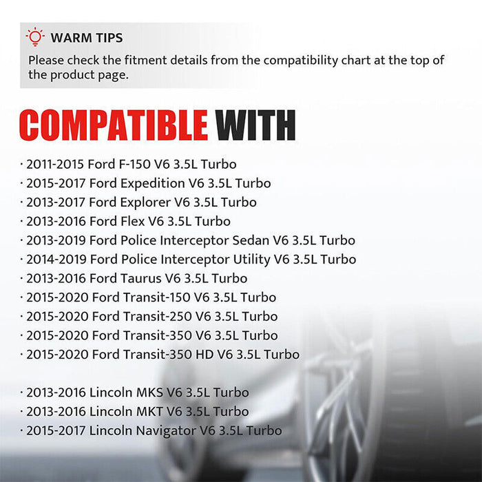 DURAFORCE 6PCS Ignition Coil UF646 iridium Spark Plug For Ford F-150 Transit Ecoboost 3.5L