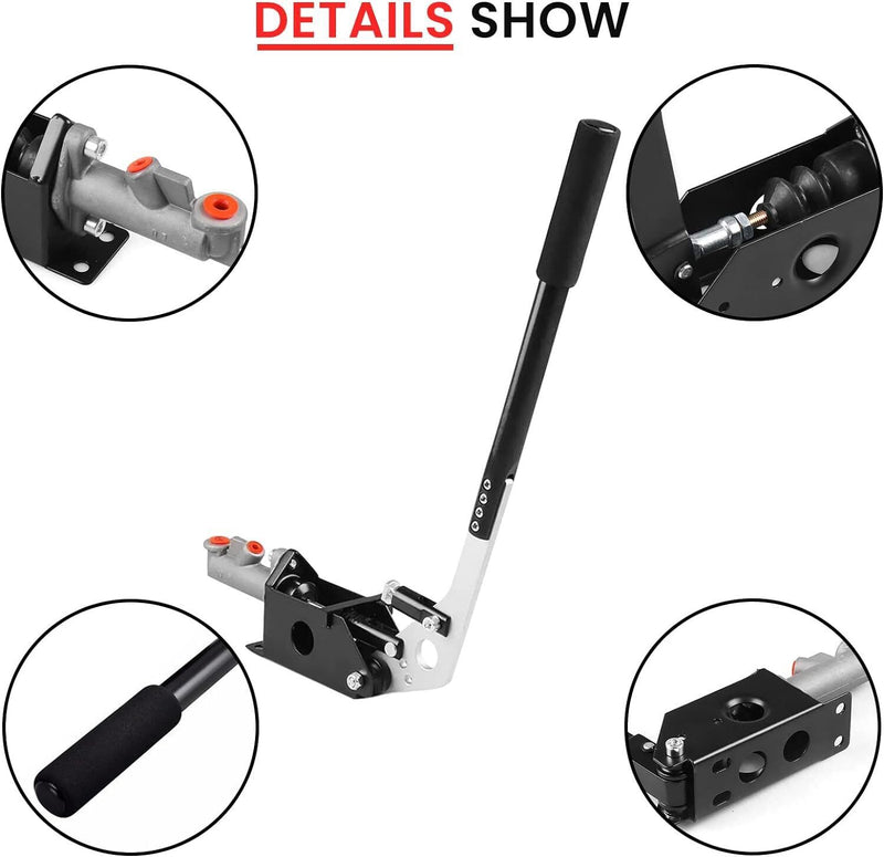 DURAFORCE Hydraulic Handbrake Adjustable E Brake Long Lever Handle Universal Hand Lever