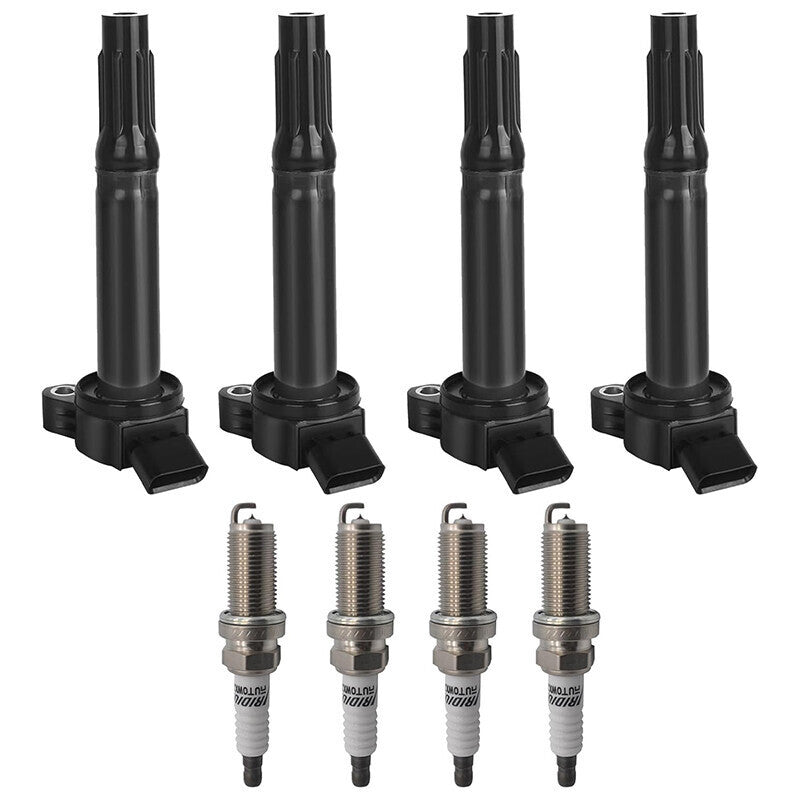 DURAFORCE UF487 Pack of 4 Ignition Coil&Spark Plug for Camry Rav4 Avalon Lexus RX350 ES350