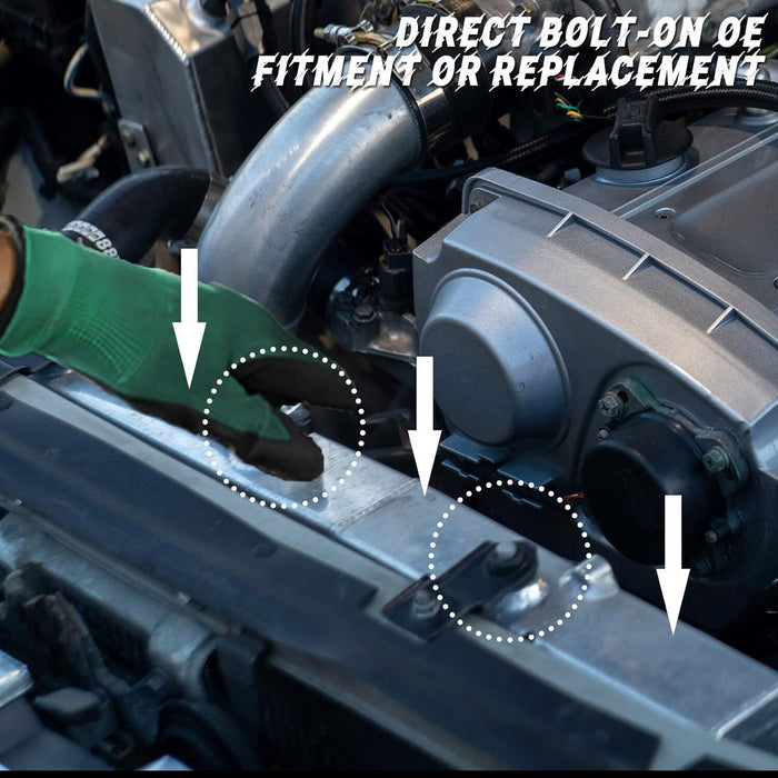 DURAFORCE 3 Row Aluminum Radiator For 68-79 Ford F-Series F100 F150 F250 F350 78-79 Bronco