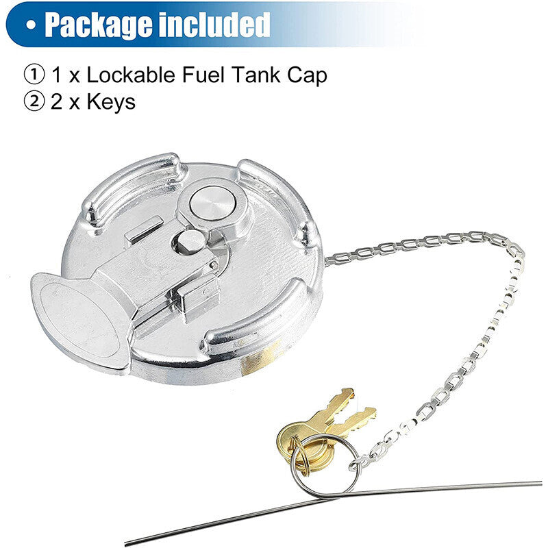 DURAFORCE Locking Diesel Fuel Cap for 1972-2017 Peterbilt 330-587 Trucks 11-04859-200