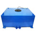 DURAFORCE 20 GALLON/76L BLUE ALUMINUM RACING/DRIFT FUEL/GAS CELL TANK+CAP+LEVEL SENDER