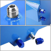 DURAFORCE 20 GALLON/76L BLUE ALUMINUM RACING/DRIFT FUEL/GAS CELL TANK+CAP+LEVEL SENDER