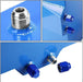 DURAFORCE 20 GALLON/76L BLUE ALUMINUM RACING/DRIFT FUEL/GAS CELL TANK+CAP+LEVEL SENDER
