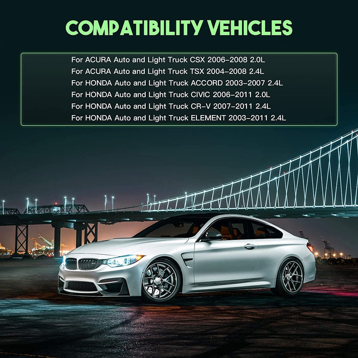 DURAFORCE Alternator Fit For Honda Accord 2003 2004 2005-2007 Element 2003-2011 2.4L 13980