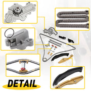 DURAFORCE Timing Chain+Water Pump Set For 2013-2019 Ford Explorer Edge Flex Taurus Lincoln