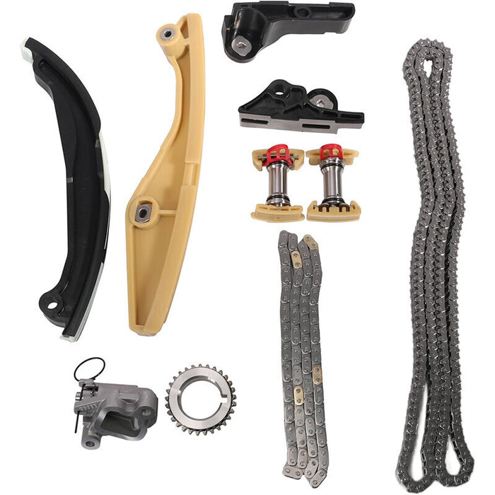 DURAFORCE Timing Chain+Water Pump Set For 2013-2019 Ford Explorer Edge Flex Taurus Lincoln