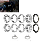 DURAFORCE 2 Pair Wheel Hub Trailer Bearing Kit L68149 L44649 for 3500 Lbs Trailer Axle #84