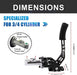 DURAFORCE Universal Car Racing Aluminum Hydraulic Handbrake Drift Hand Brake Parking