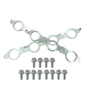 DURAFORCE Exhaust Manifold Header Gasket Pair with Bolts Fit For LS1 4.8 5.3 5.7 6.0 6.2L