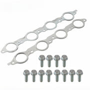 DURAFORCE Exhaust Manifold Header Gasket Pair with Bolts Fit For LS1 4.8 5.3 5.7 6.0 6.2L