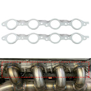 DURAFORCE Exhaust Manifold Header Gasket Pair with Bolts Fit For LS1 4.8 5.3 5.7 6.0 6.2L