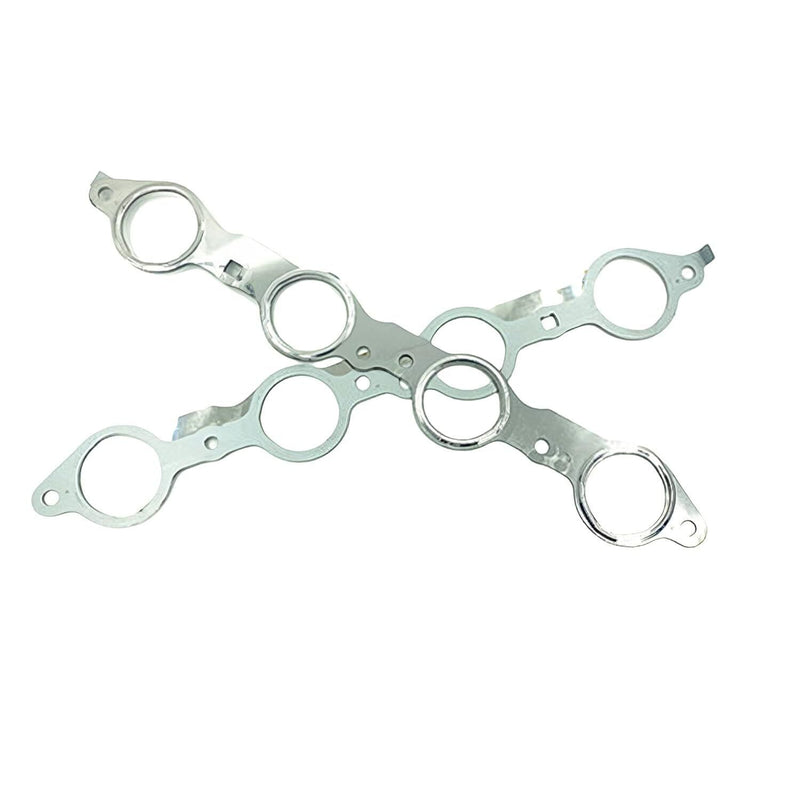 DURAFORCE Exhaust Manifold Header Gasket Pair with Bolts Fit For LS1 4.8 5.3 5.7 6.0 6.2L