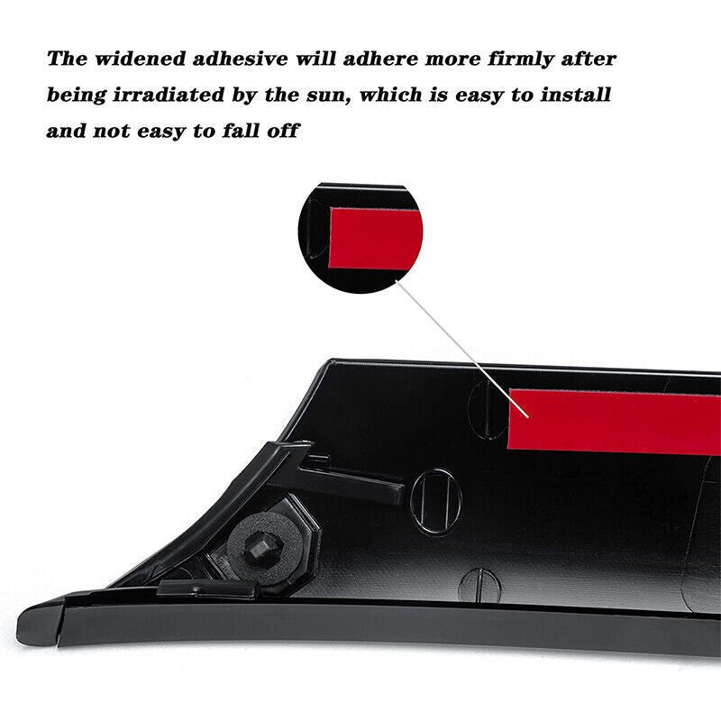DURAFORCE 4PCS Left Right Side Windshield A-Pillar Molding Trim for 11-19 Ford Explorer, BB5Z7803137AA