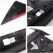 DURAFORCE 4PCS Left Right Side Windshield A-Pillar Molding Trim for 11-19 Ford Explorer, BB5Z7803137AA