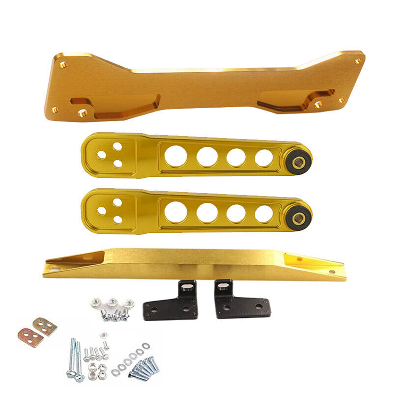 DURAFORCE FOR 01-05 CIVIC ES/EM/EP3 GOLD ALUMINUM REAR LOWER SUSPENSION CONTROL ARM/BAR