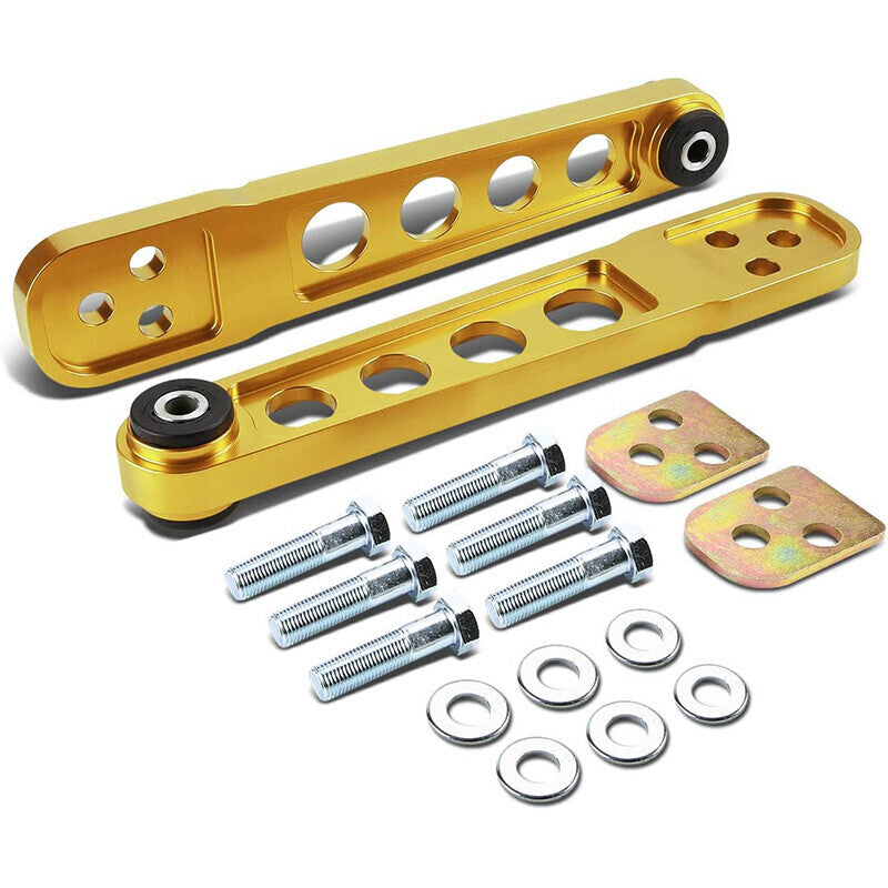 DURAFORCE FOR 01-05 CIVIC ES/EM/EP3 GOLD ALUMINUM REAR LOWER SUSPENSION CONTROL ARM/BAR
