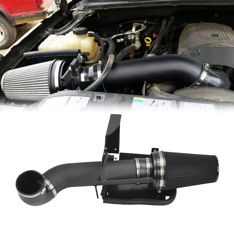 DURAFORCE 4" Textured Cold Air Intake Pipe Heat Shield For 99-06 GMC Sierra 1500/2500/3500