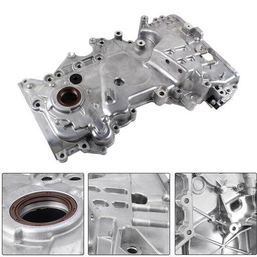 DURAFORCE 213502E350 Timing Chain Oil Pump Cover FOR 2014-2019 Kia Soul 2.0L & Hyundai